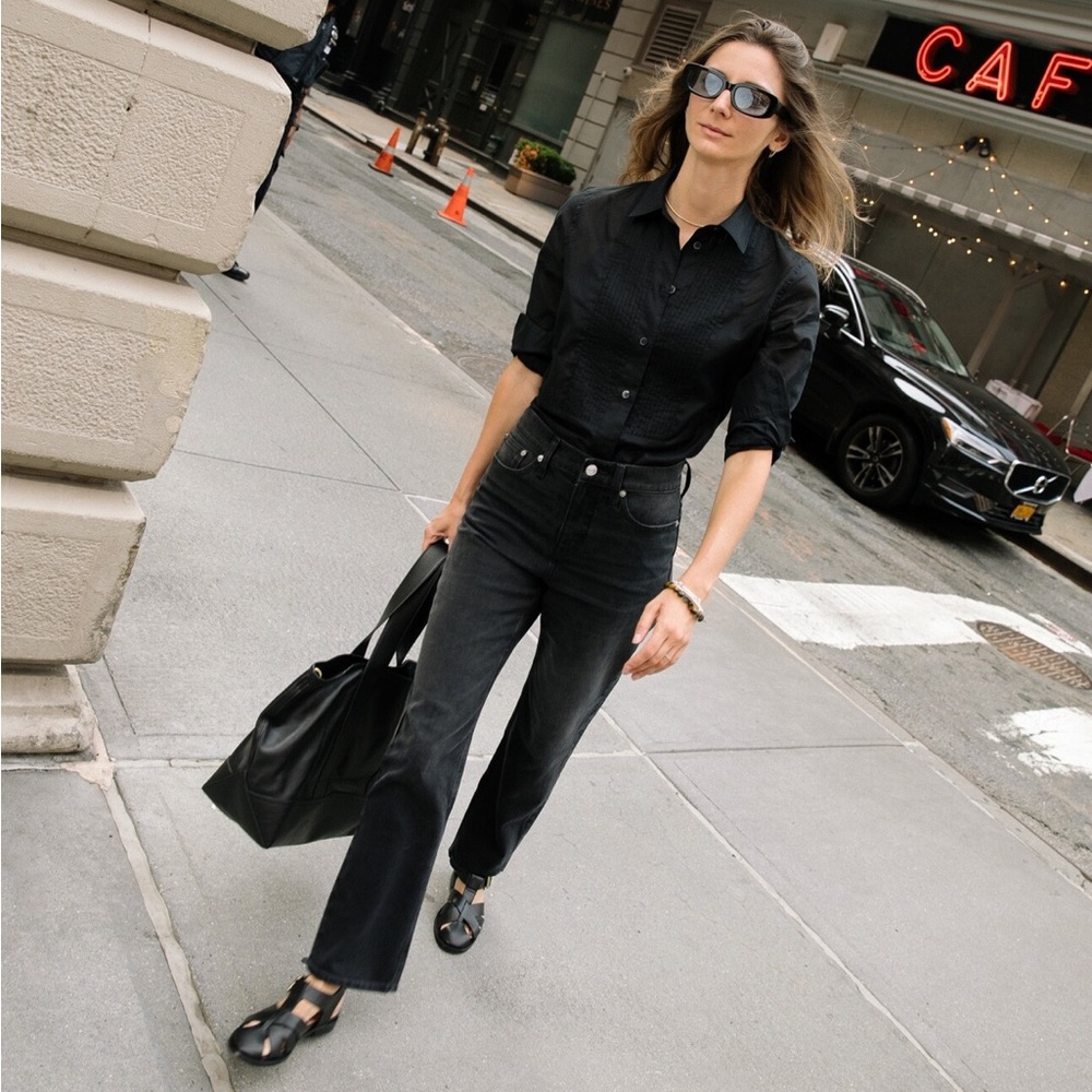 J. Crew Black Straight Leg Jeans - Size 26P